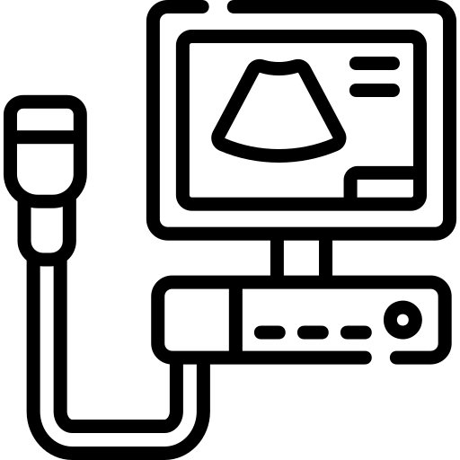 Ícone de ultrassonografia